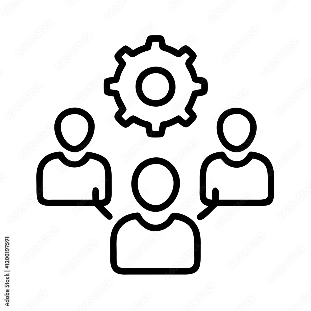 team management icon, team management line art - simple line art of team management, perfect for team management logos and icons and themed design team management icon, team management line art - simple line art of team management, perfect for team management logos and icons and themed design
