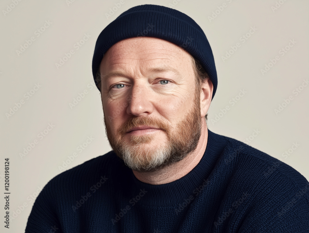Close-Up Portrait of a Stylish Man Wearing a Beanie and Sweater
Close-Up Portrait of a Stylish Man Wearing a Beanie and Sweater
