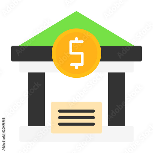 IRS Flat Style Icon