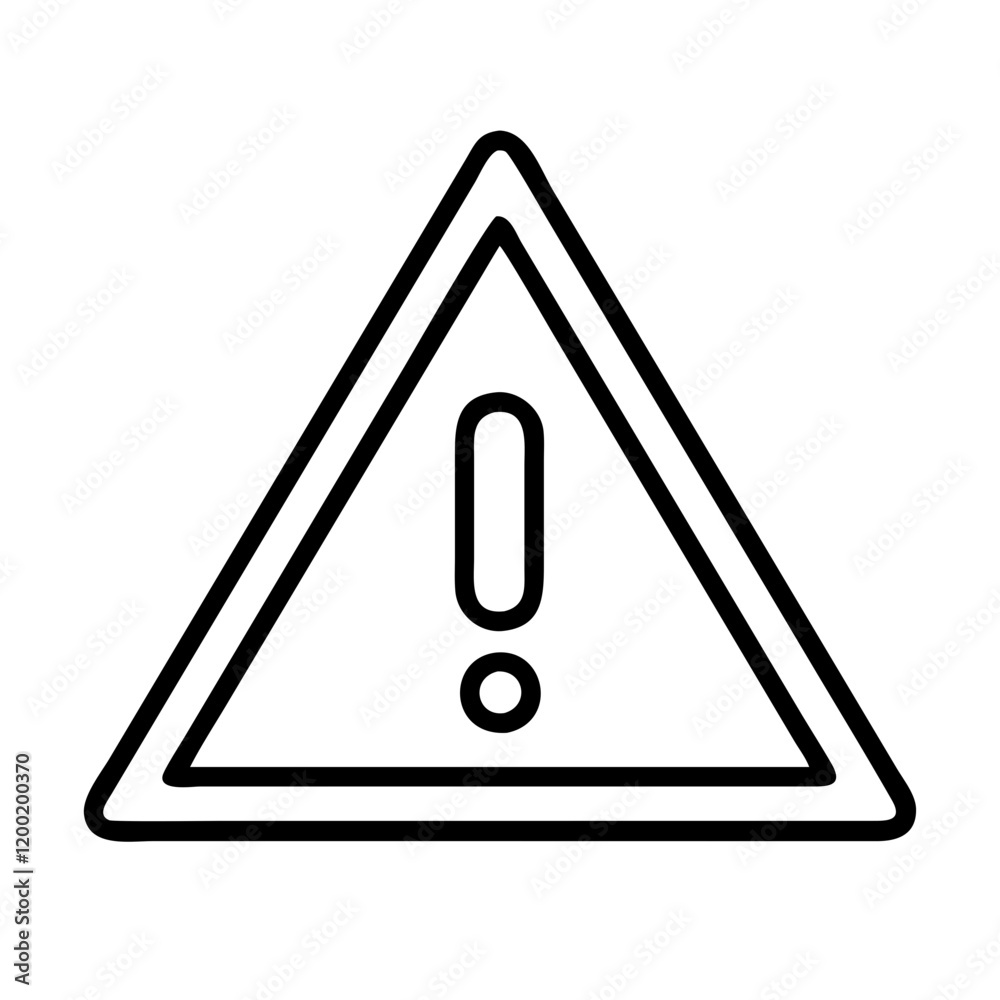 triangular warning hazard icon, triangular warning hazard line art - simple line art of triangular warning hazard, perfect for triangular warning hazard logos and icons and themed design triangular warning hazard icon, triangular warning hazard line art - simple line art of triangular warning hazard, perfect for triangular warning hazard logos and icons and themed design