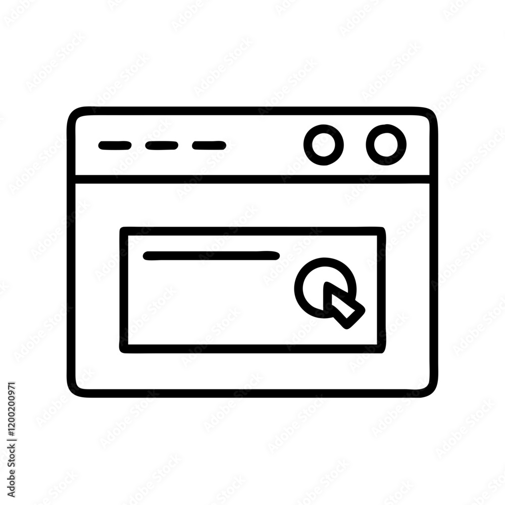 ui web icon, ui web line art - simple line art of ui web, perfect for ui web logos and icons and themed design ui web icon, ui web line art - simple line art of ui web, perfect for ui web logos and icons and themed design