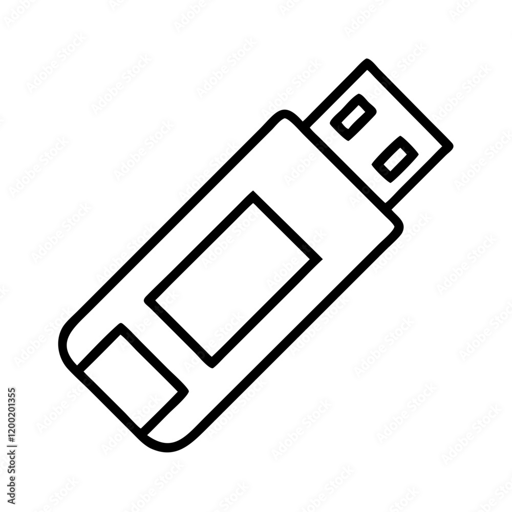 usb icon, usb line art - simple line art of usb, perfect for usb logos and icons and themed design usb icon, usb line art - simple line art of usb, perfect for usb logos and icons and themed design