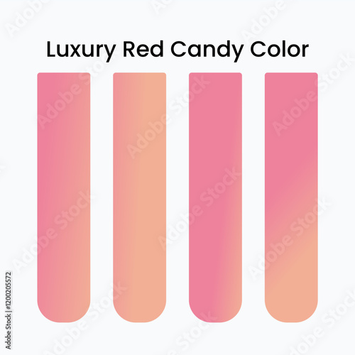 Gradient blending scarlet red, bold crimson, and sophisticated deep red. Perfect for interiors, fashion, and print. Vibrant hues. Red Candy Color