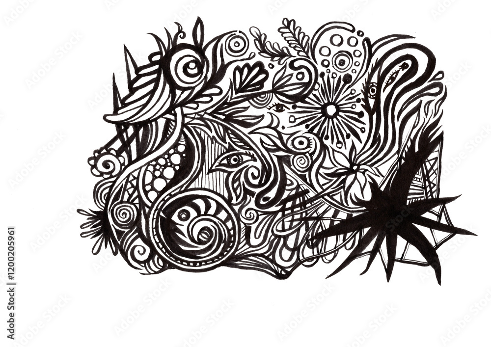 Obraz premium eye・アイ・目(自由、抽象、個性、混沌)ビジュアルアート