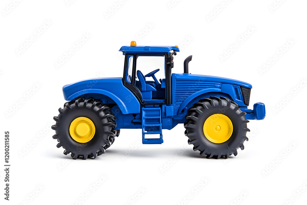 Big agricultural tractor isolated on a white background Big agricultural tractor isolated on a white background