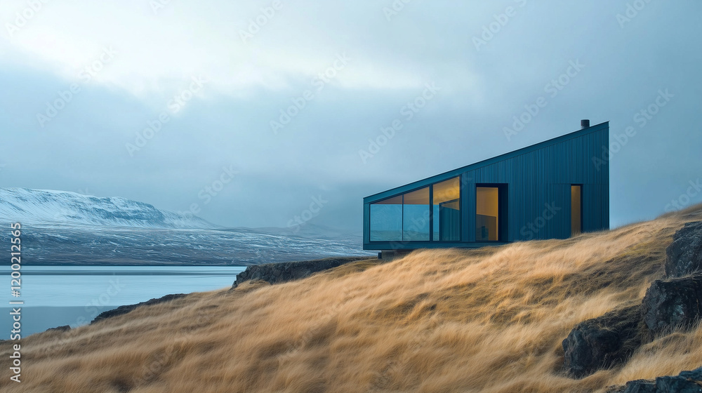 beach hut on the coast