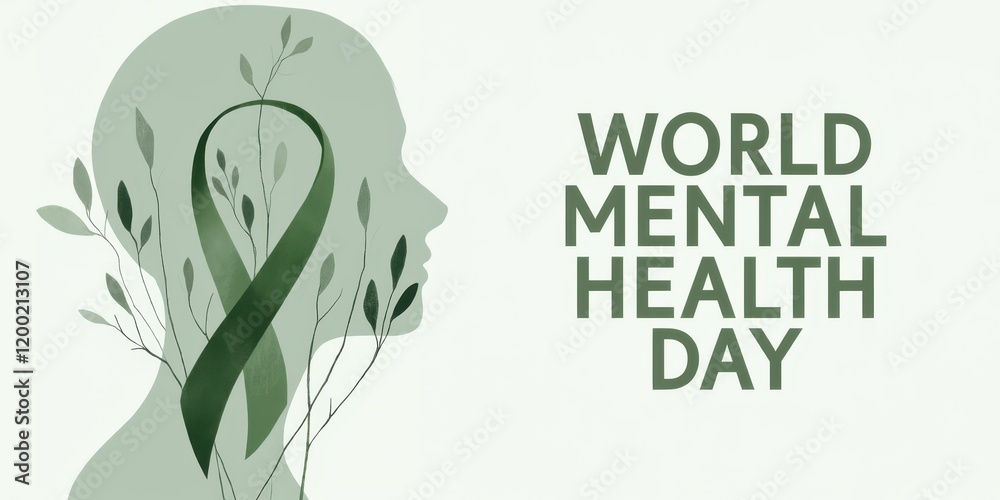 Fototapeta premium world mental health day