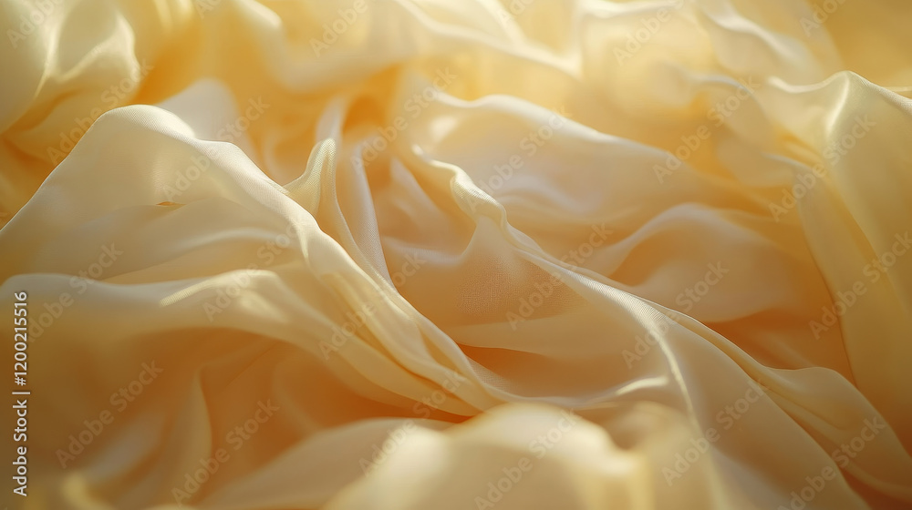 Fototapeta premium Timeless Elegance: Creamy Satin Fabric for Luxurious Wedding Designs