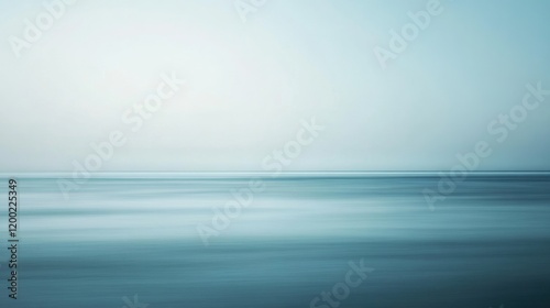 Wallpaper Mural Elegant Minimalist Blurred Background in Soft Pale Blue and White Tones with Smooth Motion Effect Torontodigital.ca