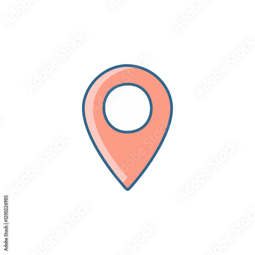 Free Download Location Icon. Colorful Map Icon, Location Symbol PNG. - GFXLoad