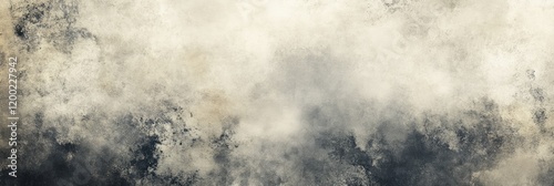 Mysterious Grey Mist: An Abstract Sepia Background Capturing Aged Clouds and Apocalyptic Skies
