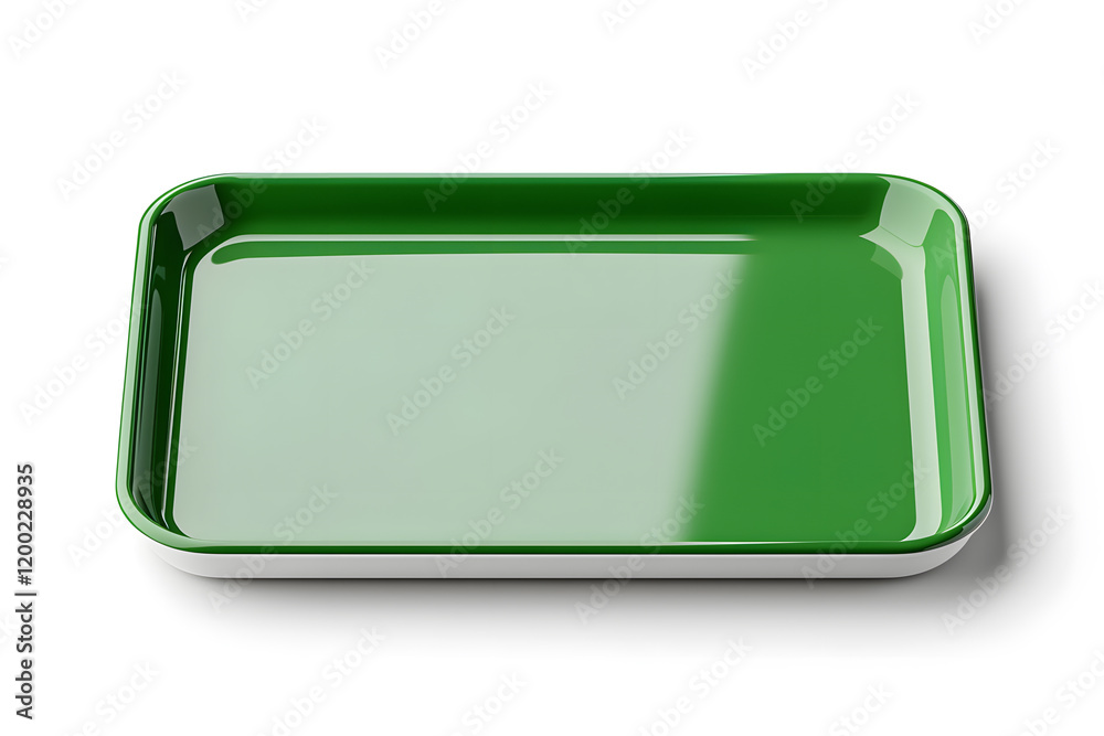 Empty plastic tray mockup isolated on white background, template, design. Empty plastic tray mockup isolated on white background, template, design.