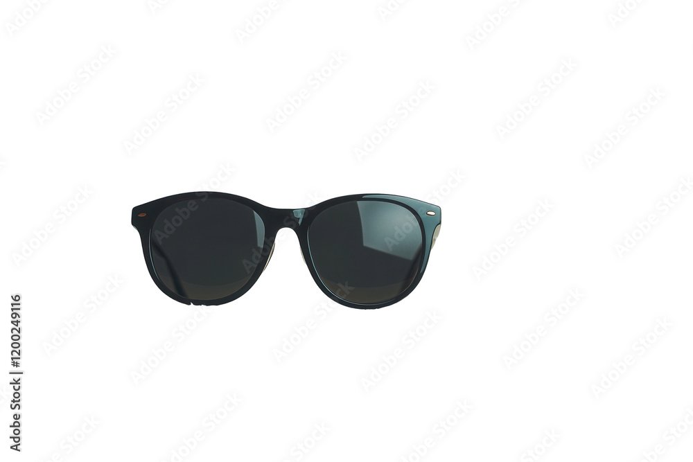 Stylish sunglasses displayed on a against a transparent white background for a fashionable accessory showcase Stylish sunglasses displayed on a against a transparent white background for a fashionable accessory showcase