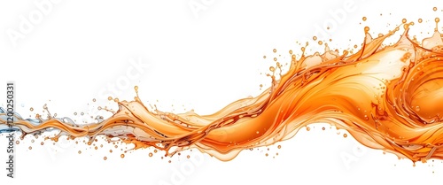 orange and blue splash