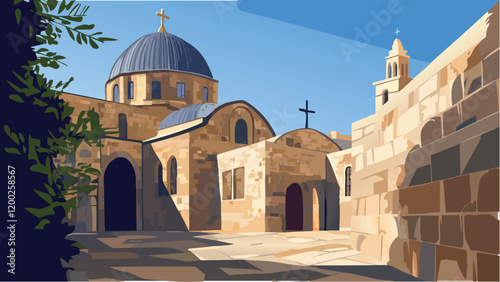 Exploring the Church of the Holy Sepulchre ? Jerusalem.eps