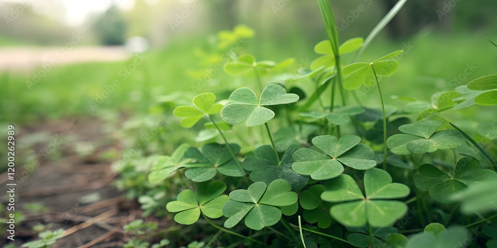 Clover Green Background