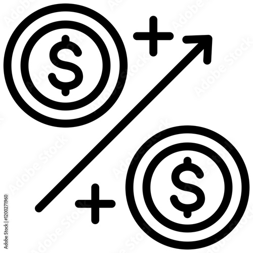 Surplus Outline Icon