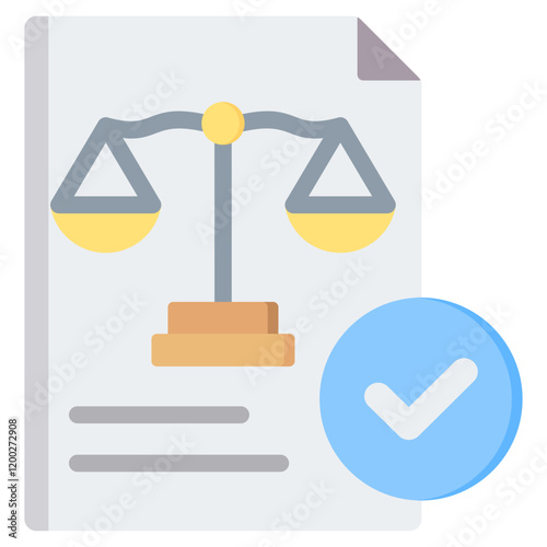 Regulatory Compliance Flat Icon