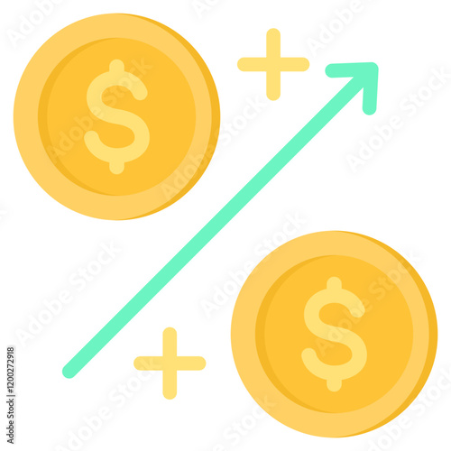 Surplus Flat Icon