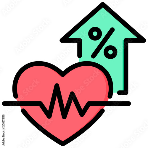 Life Expectancy Outline Color Icon