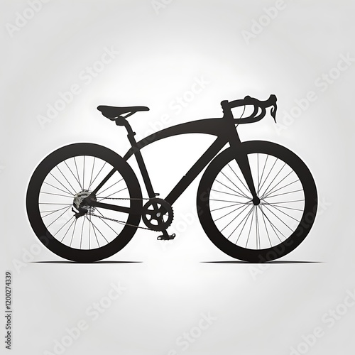 creative logo in bicycle shape photo