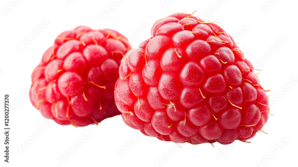 Raspberry, isolated on transparent background Raspberry, isolated on transparent background
