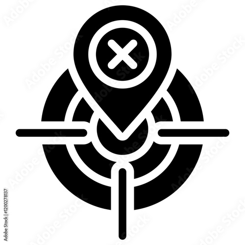 Null Point Glyph Icon