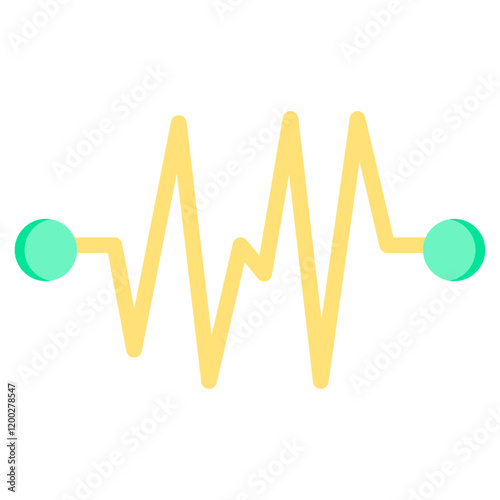 Magnitude Flat Icon