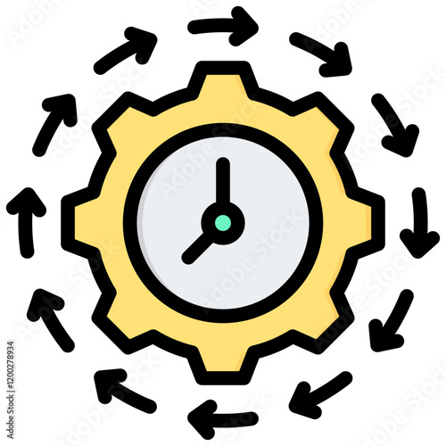 Consistency Outline Color Icon
