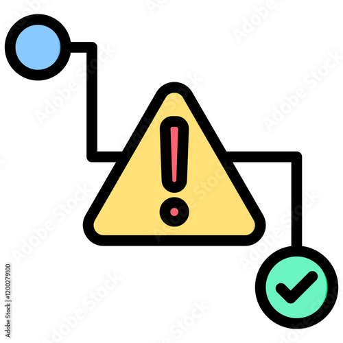 Interference Outline Color Icon