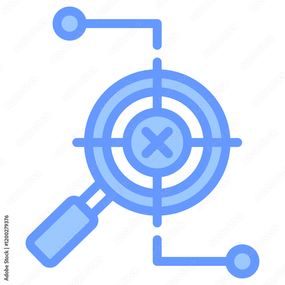 Traceability Blue Icon Traceability Blue Icon