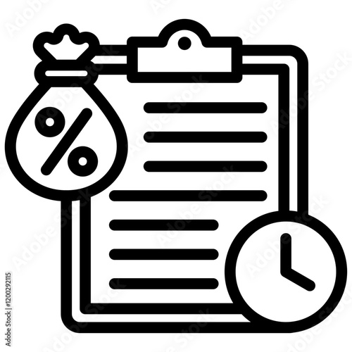 Loan Outline Icon