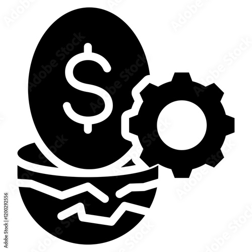 401K Plan Glyph Icon