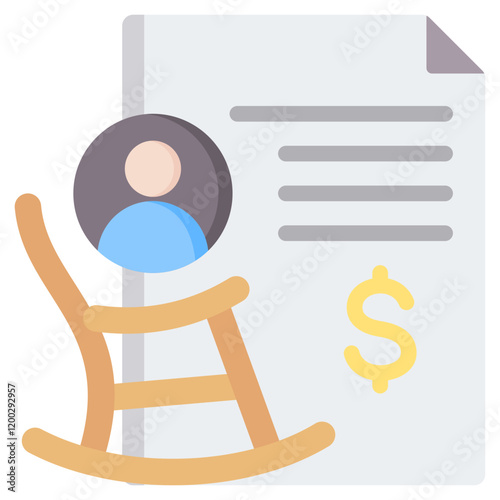 Individual Retirement Account Flat Icon