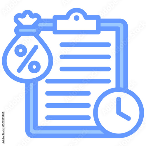 Loan Blue Icon