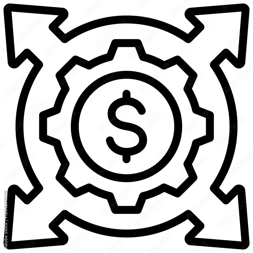 Expansion Outline Icon Expansion Outline Icon