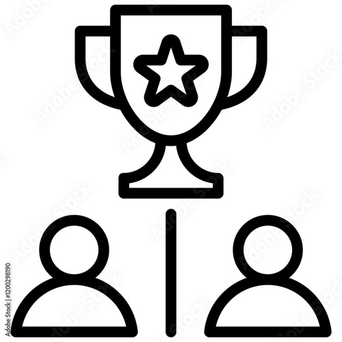 Competition Outline Icon