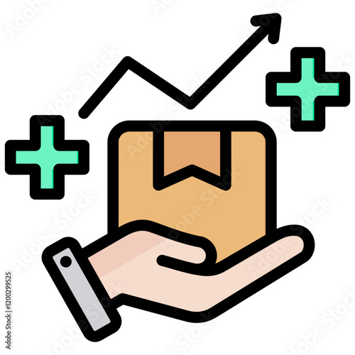 Demand Outline Color Icon