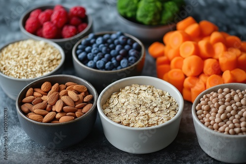Fiber-Packed Foods: Whole Grains, Fruits, Vegetables, Nuts, and Seeds