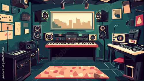Creating Beats in a Modern Studio
