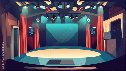 Performance Stage Ready for Action