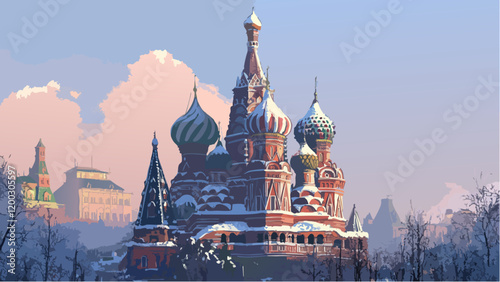 The Majestic St. Basil’s Cathedral in Moscow