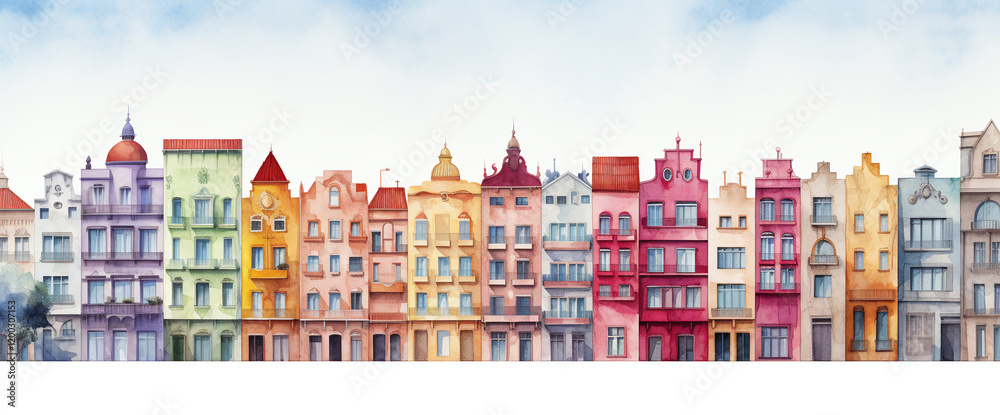 Fototapeta premium Colorful Urban Landscape