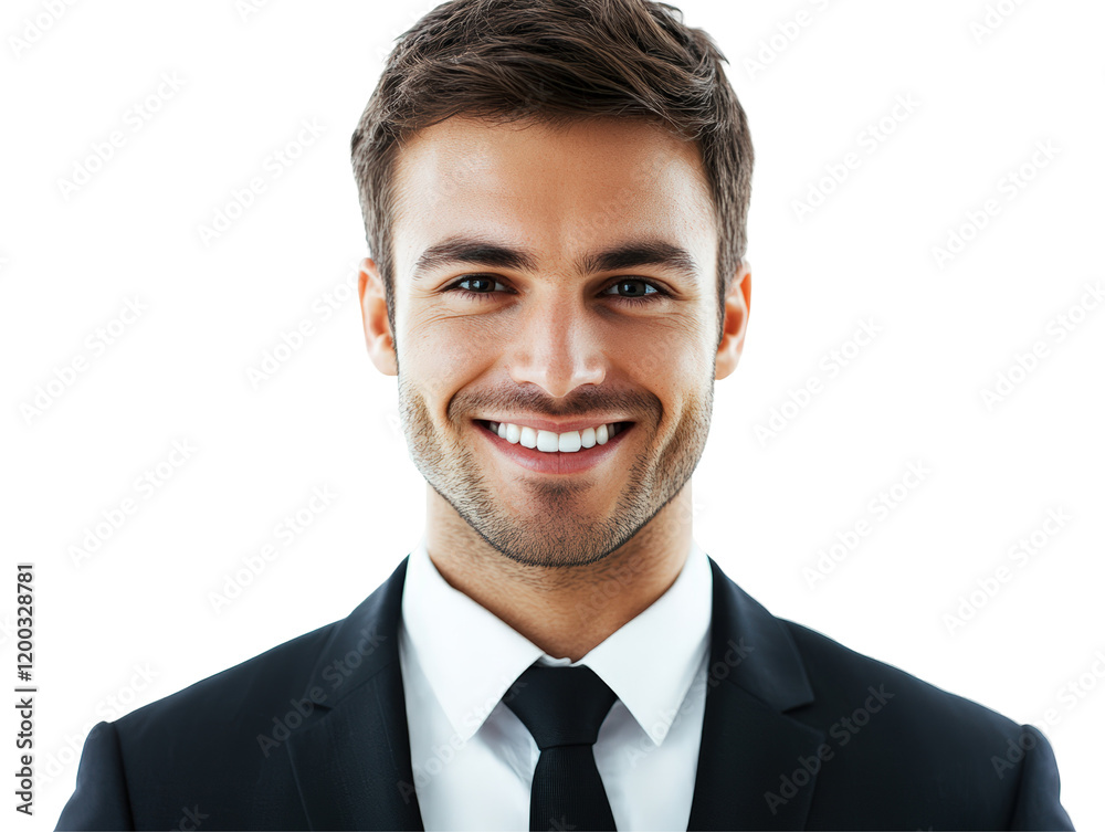 Isolated Smiling Young Man Portrait Isolated Smiling Young Man Portrait