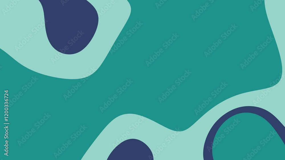 Teal gradient background with abstract shapes, perfect for video projects, design inspiration, and modern presentations
