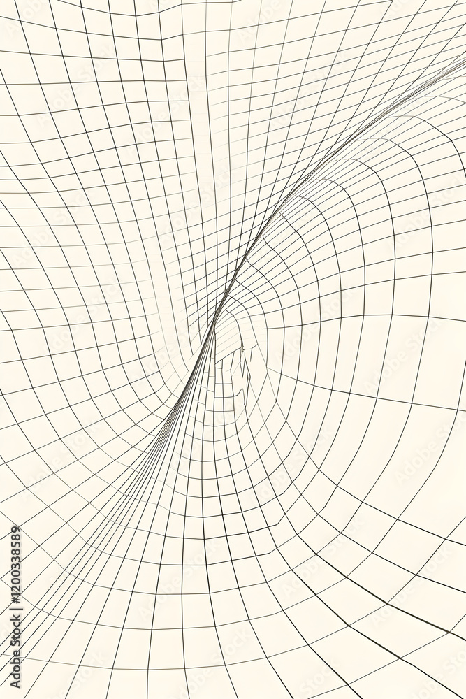 Obraz premium Visual Depiction of an Ln Exponential Function on a Coordinate System