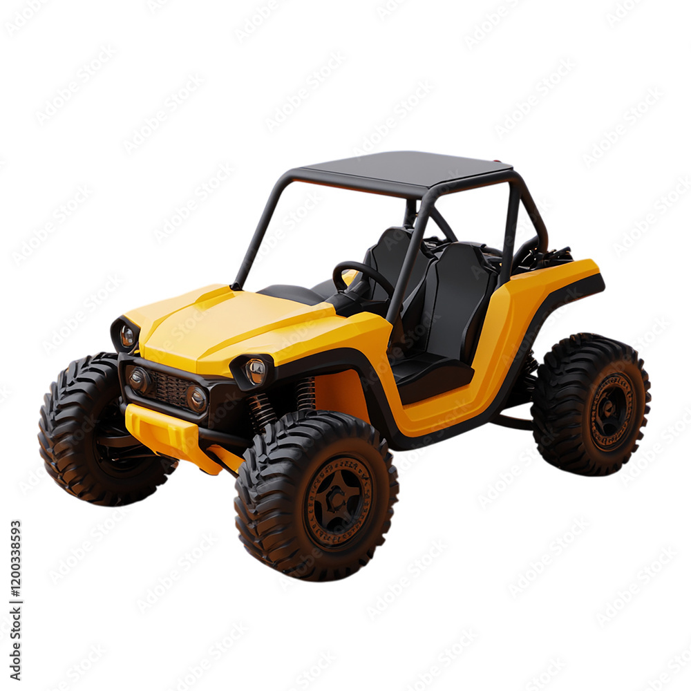 Powerful Yellow Off-Road Buggy: Adventure Awaits! Powerful Yellow Off-Road Buggy: Adventure Awaits!
