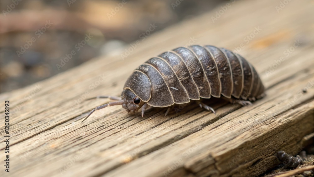 Exploring woodlands isopod habitat nature photography close-up view macro environment insect behavior Exploring woodlands isopod habitat nature photography close-up view macro environment insect behavior