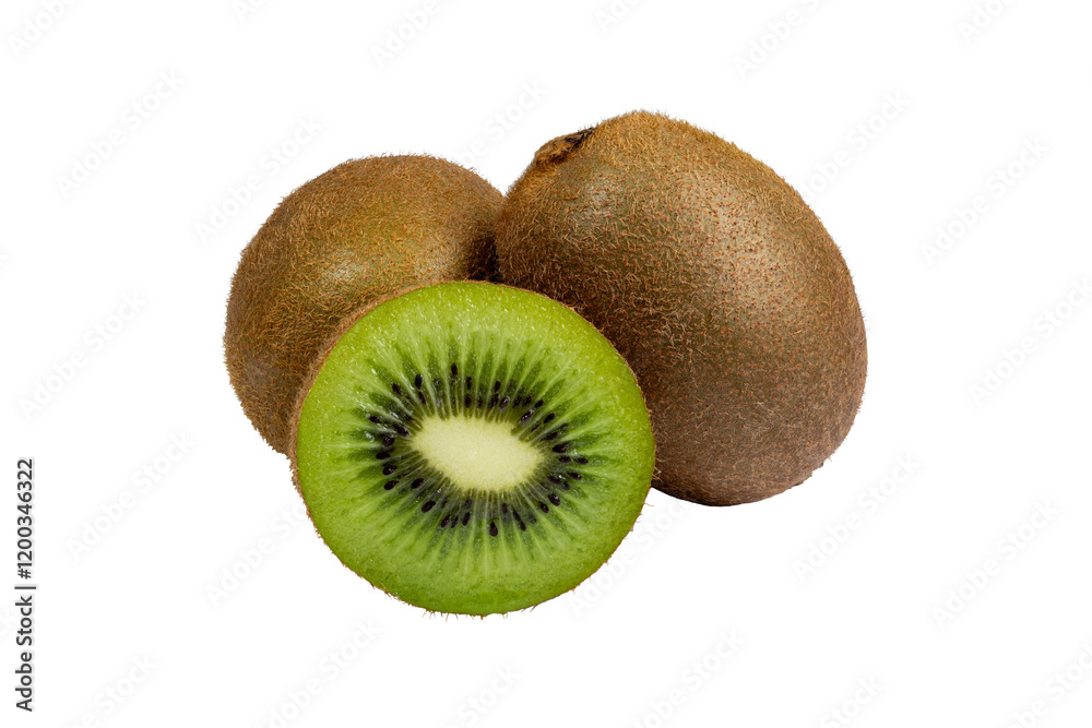 ripe kiwi fruits in section on white background isolate
ripe kiwi fruits in section on white background isolate