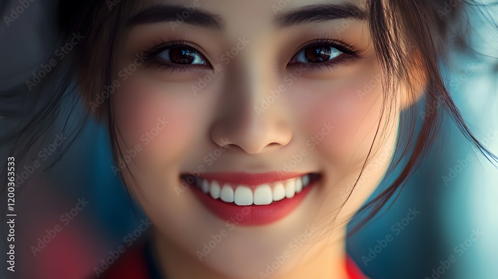 Portrait Of A Young Beautiful Asian Woman Portrait Of A Young Beautiful Asian Woman
